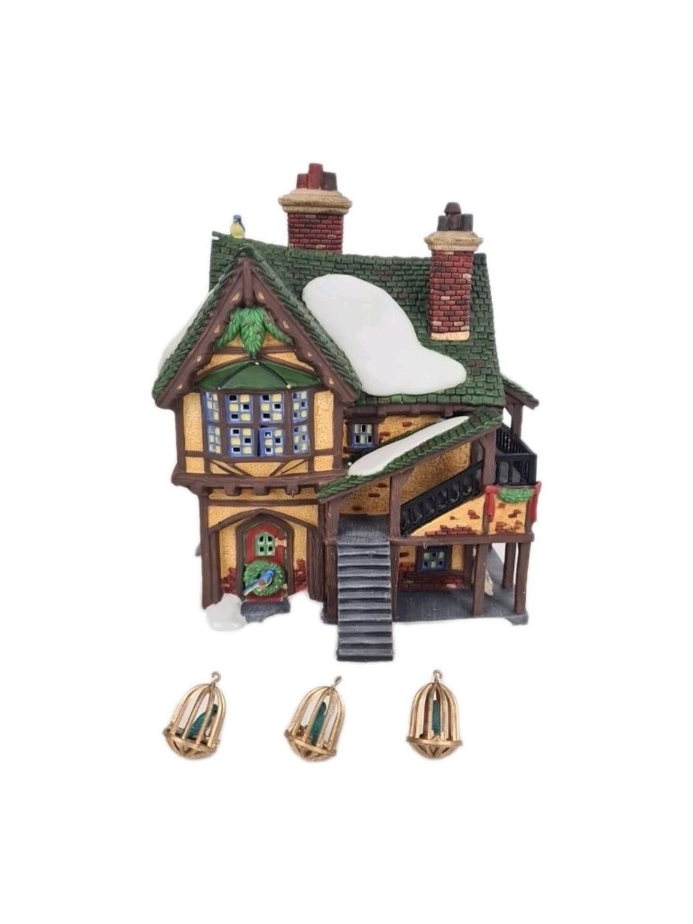 Department 56 "Wingham Lane Parrot Seller" Dicken's Christmas Village 58449